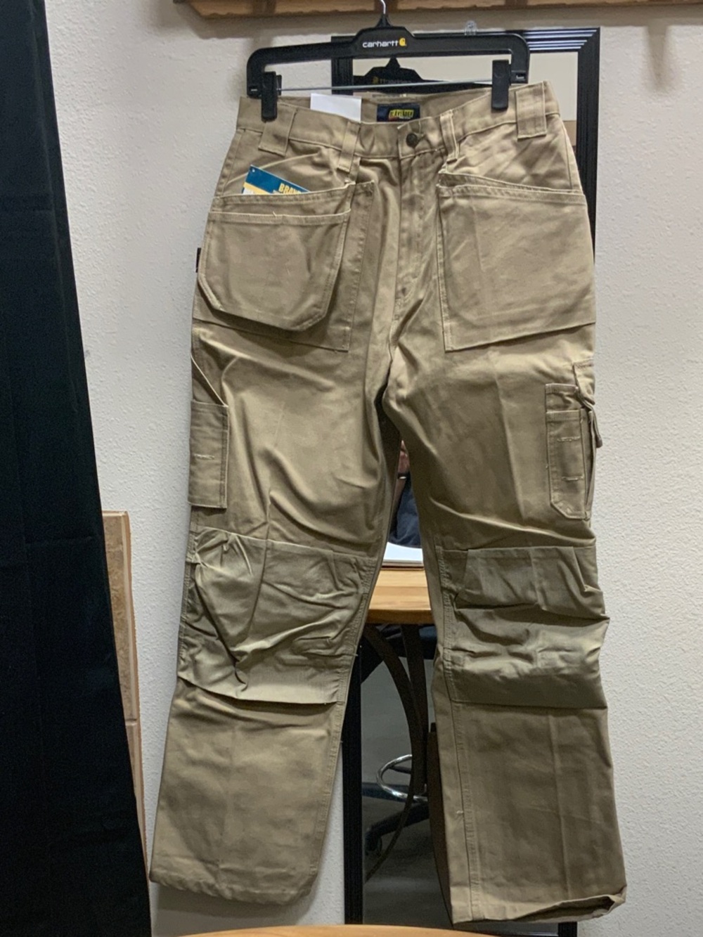 Blaklader Men's Khaki/Tan Rugged Kangaroo Work Pants
